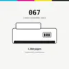 Compatible Canon 067 Black Toner Cartridge, 1,350 page yield