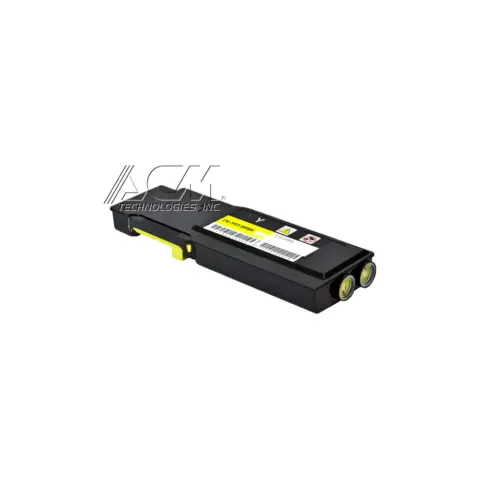 Compatible Dell 593-BBBR Yellow High Yield Toner Cartridge for C2660, compatible cartridge photo