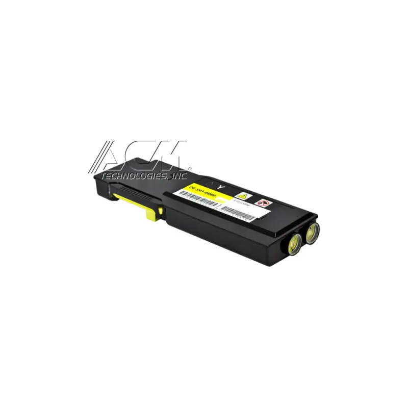 Compatible Dell 593-BBBR Yellow High Yield Toner Cartridge for C2660, compatible cartridge photo