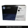 Genuine HP 11A toner cartridge, OEM image shown for reference