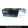 Genuine HP 125A toner cartridge, OEM image shown for reference