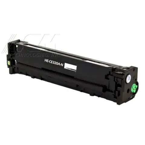 Compatible HP 128A Black Toner Cartridge (CE320A), compatible cartridge photo