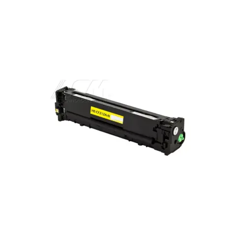 Compatible HP 131A Yellow Toner Cartridge (CF212A), compatible cartridge photo