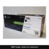 Genuine HP 138X toner cartridge, OEM image shown for reference