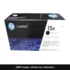 Genuine HP 15X toner cartridge, OEM image shown for reference