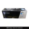Genuine HP 201A toner cartridge, OEM image shown for reference