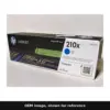 Genuine HP 210X toner cartridge, OEM image shown for reference