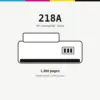 Compatible HP 218A Black Toner Cartridge, 1,300 page yield