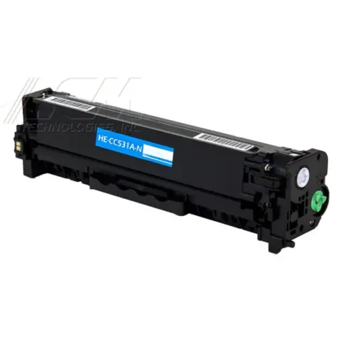 Compatible HP 304A Cyan Toner Cartridge (CC531A), compatible cartridge photo