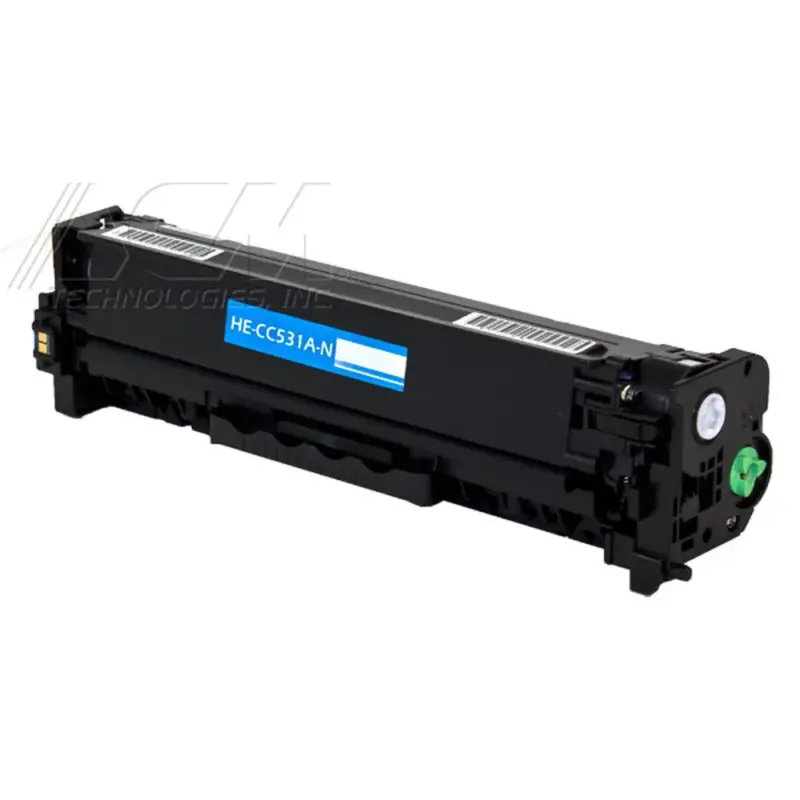 Compatible HP 304A Cyan Toner Cartridge (CC531A), compatible cartridge photo