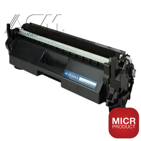 Compatible HP 30A MICR Black Toner Cartridge (CF230A), compatible cartridge photo