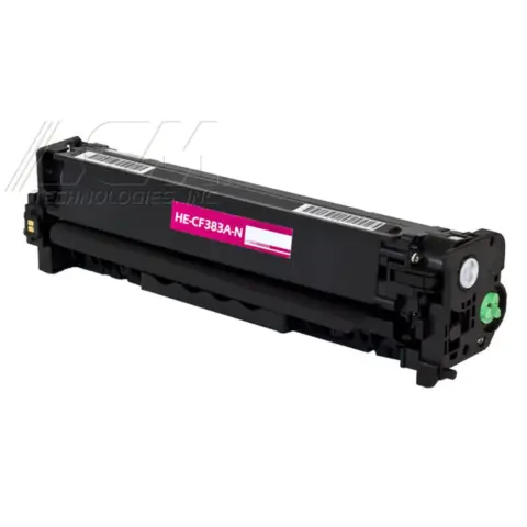 Compatible HP 312A Magenta Toner Cartridge (CF383A), compatible cartridge photo