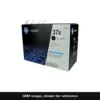 Genuine HP 37X toner cartridge, OEM image shown for reference