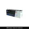 Genuine HP 410A toner cartridge, OEM image shown for reference