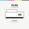 Compatible HP 414A Black Toner Cartridge, 2,400 page yield