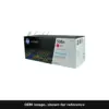 Genuine HP 508A toner cartridge, OEM image shown for reference