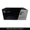 Genuine HP 53A toner cartridge, OEM image shown for reference