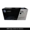 Genuine HP 53X toner cartridge, OEM image shown for reference