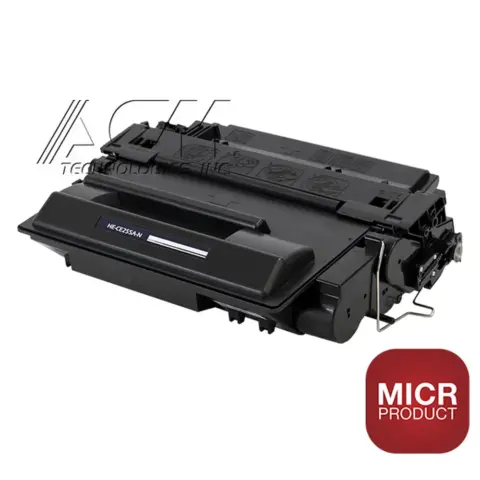Compatible HP 55A MICR Black Toner Cartridge (CE255A), compatible cartridge photo