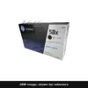 Genuine HP 58X toner cartridge, OEM image shown for reference