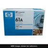 Genuine HP 61X toner cartridge, OEM image shown for reference