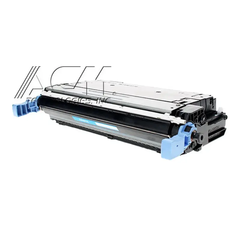 Compatible HP 642A Cyan Toner Cartridge (CB401A), compatible cartridge photo