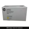 Genuine HP 646A toner cartridge, OEM image shown for reference