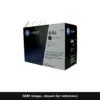 Genuine HP 64A toner cartridge, OEM image shown for reference