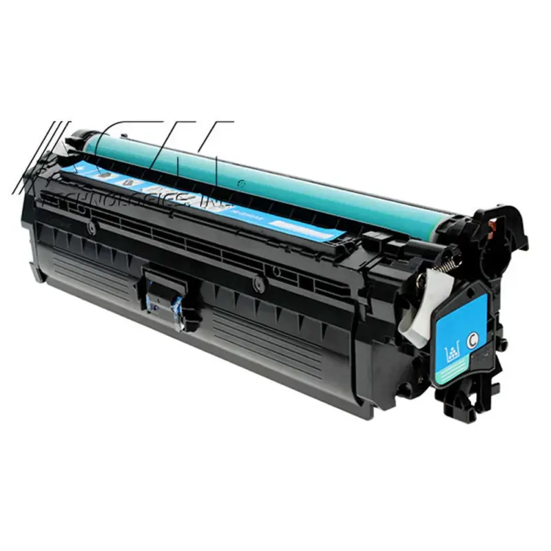 Compatible HP 651A Cyan Toner Cartridge (CE341A), compatible cartridge photo