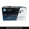 Genuine HP 652A toner cartridge, OEM image shown for reference