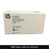 Genuine HP 654A toner cartridge, OEM image shown for reference