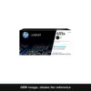 Genuine HP 655A toner cartridge, OEM image shown for reference