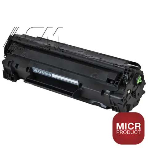 Compatible HP 78A MICR Black Toner Cartridge (CE278A), compatible cartridge photo