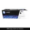 Genuine HP 79A toner cartridge, OEM image shown for reference