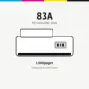 Compatible HP 83A Black Toner Cartridge, 1,500 page yield