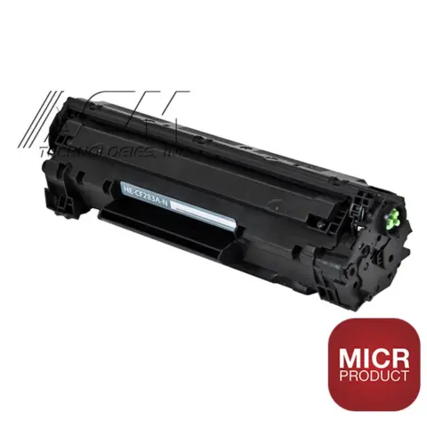Compatible HP 83A MICR Black Toner Cartridge (CF283A), compatible cartridge photo