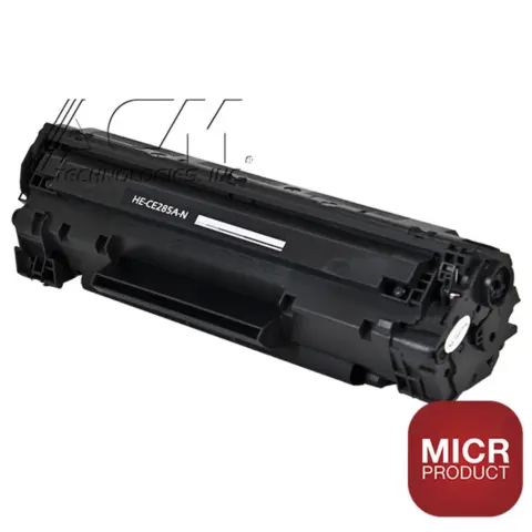 Compatible HP 85A MICR Black Toner Cartridge (CE285A), compatible cartridge photo