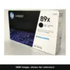 Genuine HP 89X toner cartridge, OEM image shown for reference