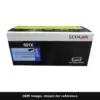 Genuine Lexmark 501X toner cartridge, OEM image shown for reference