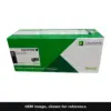Genuine Lexmark 521H toner cartridge, OEM image shown for reference