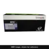 Genuine Lexmark 621H toner cartridge, OEM image shown for reference