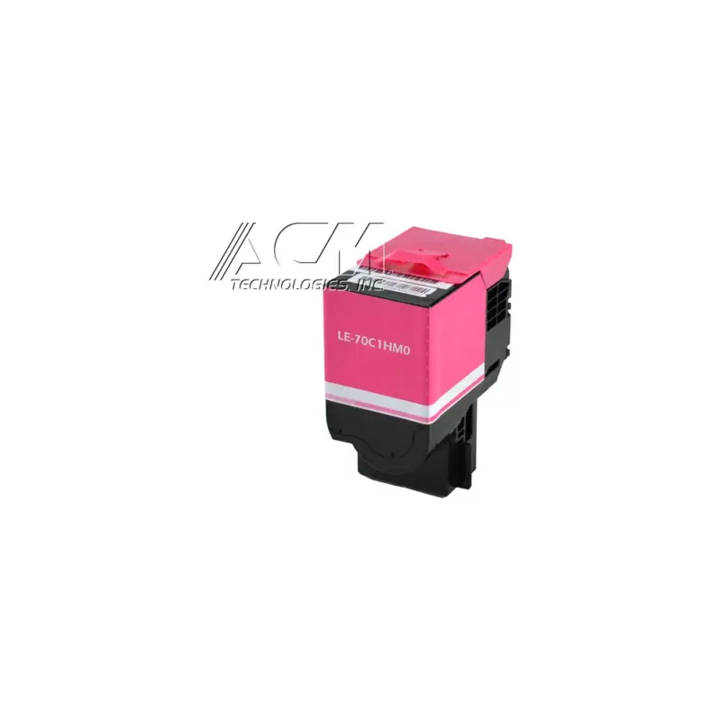 Compatible Lexmark 701HM Magenta High Yield Toner Cartridge (70C1HM0), compatible cartridge photo
