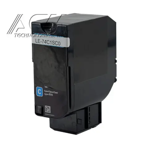 Compatible Lexmark 741SC Cyan Toner Cartridge (74C1SC0), compatible cartridge photo