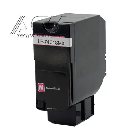 Compatible Lexmark 741SM Magenta Toner Cartridge (74C1SM0), compatible cartridge photo
