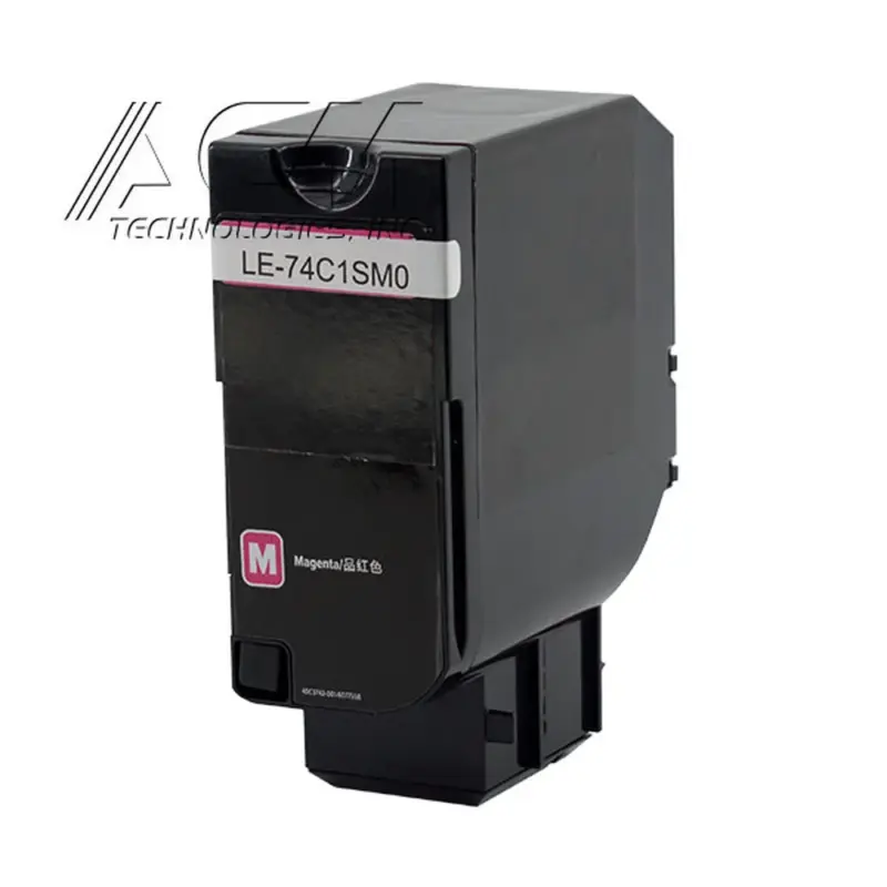 Compatible Lexmark 741SM Magenta Toner Cartridge (74C1SM0), compatible cartridge photo
