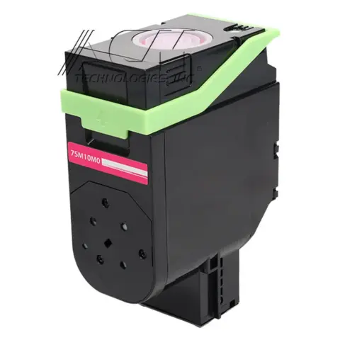 Compatible Lexmark 75M10M0 Magenta Toner Cartridge, compatible cartridge photo
