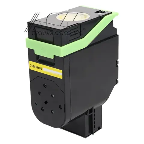 Compatible Lexmark 75M1HY0 Yellow High Yield Toner Cartridge (75M0H40), compatible cartridge photo