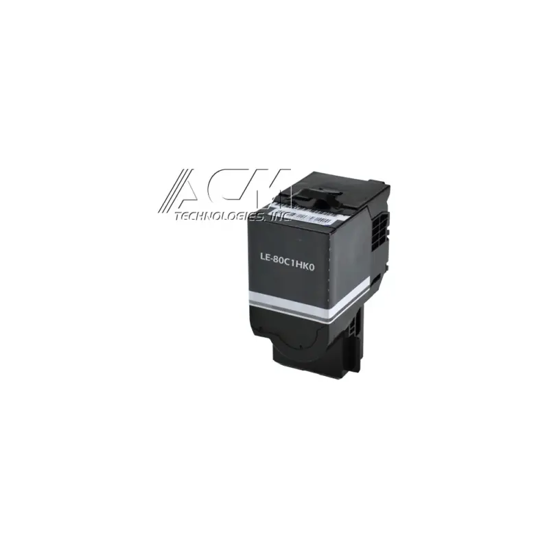 Compatible Lexmark 801HK Black High Yield Toner Cartridge (80C1HK0), compatible cartridge photo