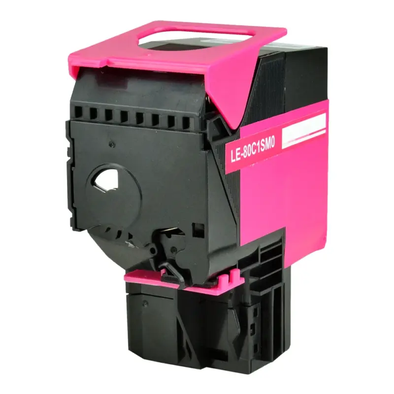 Compatible Lexmark 801SM Magenta Toner Cartridge (80C1SM0), compatible cartridge photo