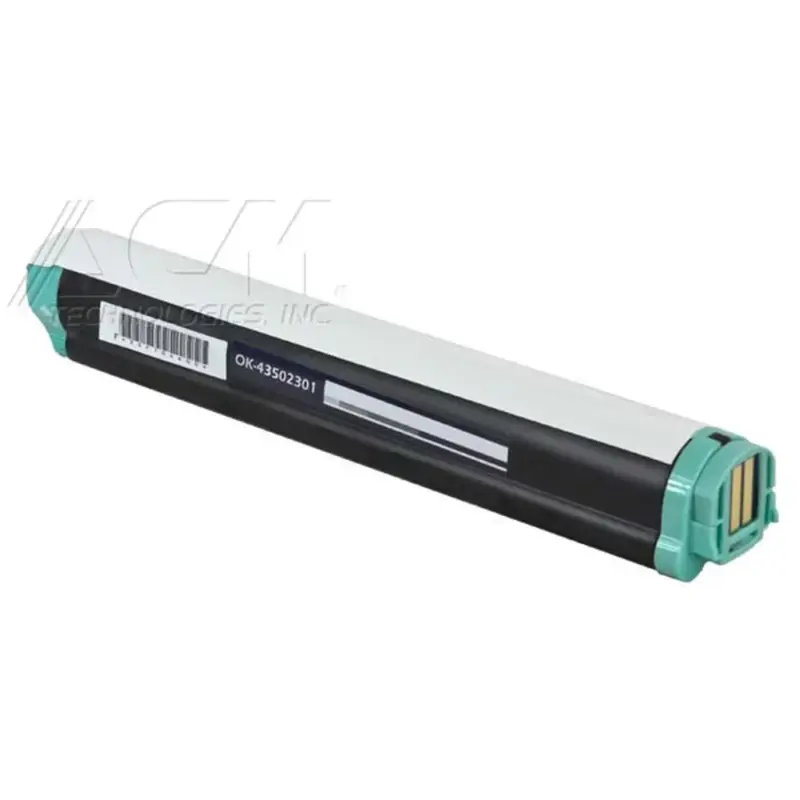 Compatible Oki 43502301 Black Toner Cartridge, compatible cartridge photo
